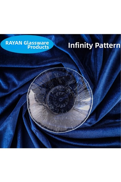 OEM Sun Star Rose Model 6-Piece Glass Plate Royaleks-G-403