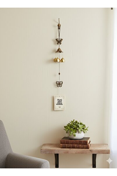seymenbıçakçılık Clopoțel de vânt cu fluture, 1 bucată |   Ornament decorativ...