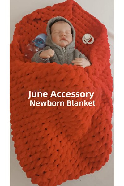 Haziran Accessory Alize Brand %100 Puffy, Handcrafted Knitting, Sofa Shawl, C...