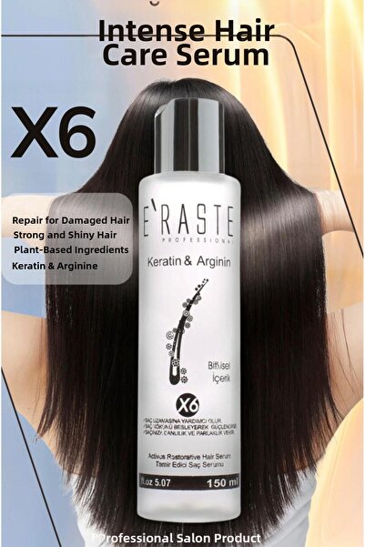 ERASTE سيروم الكيراتين والأرجينين بمكونات نباتية
