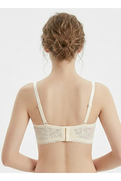 Comfort Women’s Padded Lace Bra & Panty Set – Floral Lace, Underwired Support, Everyday