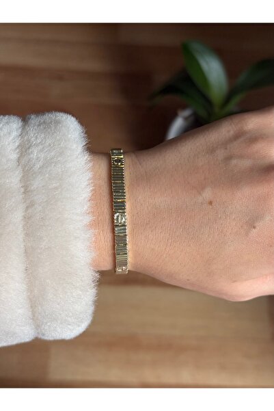 HOUSEKİ سوار فولاذي مقاوم للصدأ بتصميم Love مع قفل أصلي