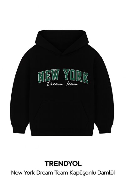 MARKATEM سويت شيرت بقلنسوة وجيب كنغر مصنوع من القطن بثلاث خيوط من فرونت مطبوع...