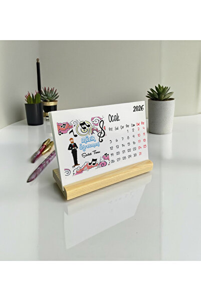 Hediyelen 2026 Настільний календар для вчителя музики