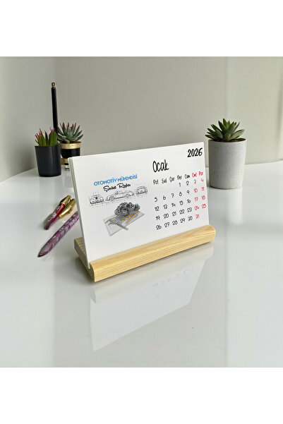 Hediyelen 2026 Автомобільний інженер Настільний календар
