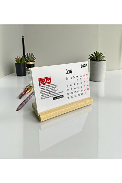 Hediyelen 2026 Подарунок для тата Настільний календар
