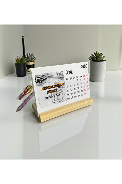 Hediyelen 2026 Календар настільний для інженера-промислового дизайнера