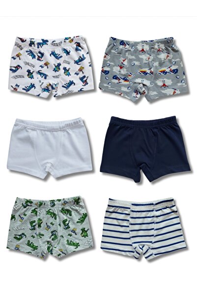 GizaKids Σετ εσώρουχα μπόξερ για αγόρια 95% βαμβακερά