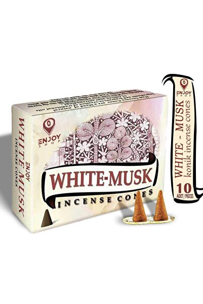 ENJOY SHOP White -musk Konik Tütsü Beyaz Misk Kokulu Tütsü 10 Adet Not : Geri...