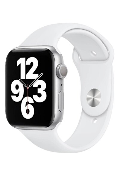 Quse Apple Watch Series 10/11 42mm & 41mm/40mm/38mm ile Uyumlu Silikon Kordon...
