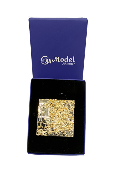 model aksesuar Kare Broş