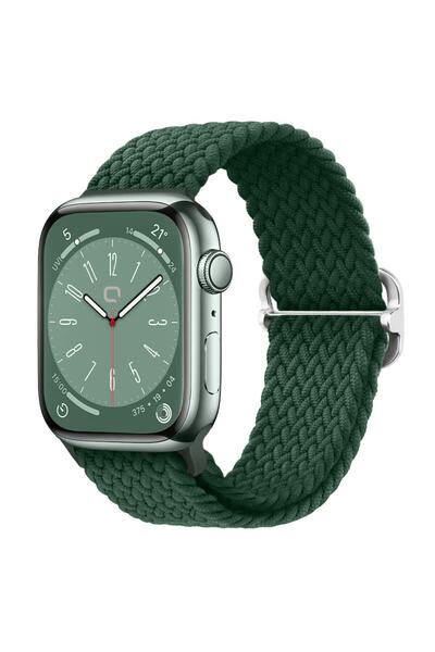 Quse Apple Watch 46mm/45mm/44mm & Series 1-3 42mm ile Uyumlu Ayarlanabilir Ör...
