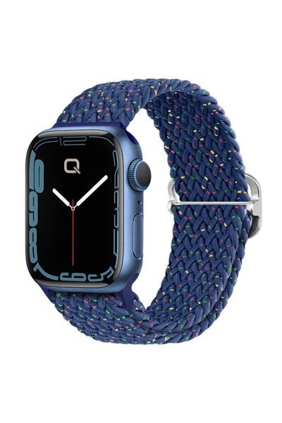 Quse Apple Watch 46mm/45mm/44mm & Series 1-3 42mm ile Uyumlu Ayarlanabilir Ör...