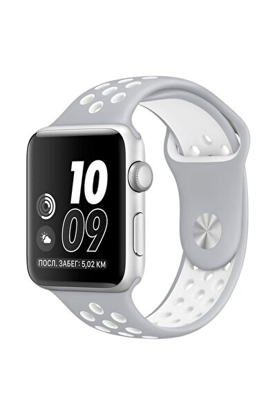 Quse Apple Watch 41/40/38mm & Series 10/11 42mm Uyumlu Delikli Spor Silikon K...