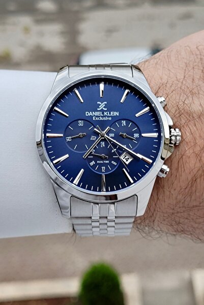 Daniel Klein Kadranı Lacivert Kordonu Metalik Renk 2 Yıl Garantili Göstergele...