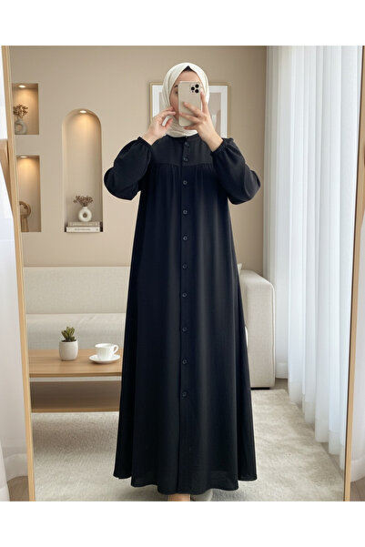 Modamorfo Суддівська туніка з коміром на ґудзиках - чорна