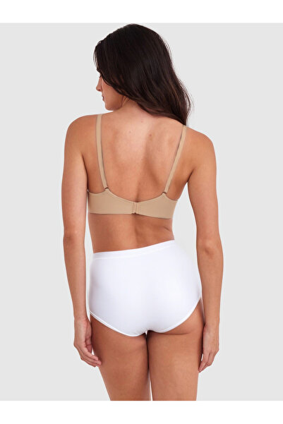 IPL Γυναικεία εσώρουχα, Γυναικεία βαμβακερά εσώρουχα ψηλόμεση σετ 5 λευκών εσωρούχων