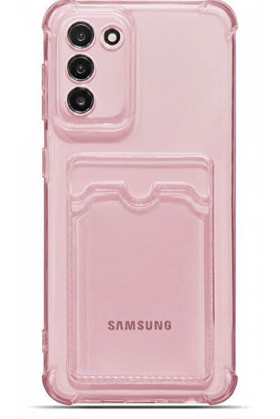 TEKNOMODA Samsung Galaxy S20 FE Kılıf Kartlıklı Anti Şok Korumalı Şeffaf Sili...