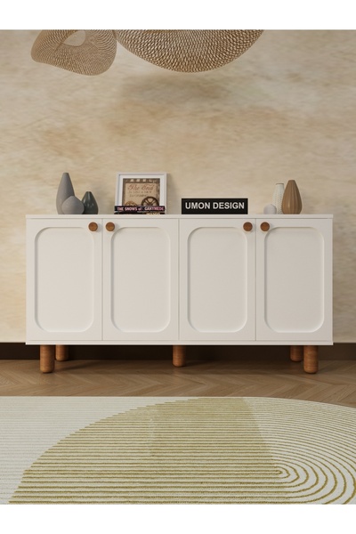 umondesign Boho Konsol, Çok Amaçlı Dolap, Ayakkabılık, Kahve Köşesi, Bohem TV Sehpası Modern