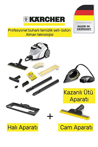 Karcher Buharlı Ütü ve Sc 5 Easyfix Iron Plug Buharlı Temizlik Makinesi