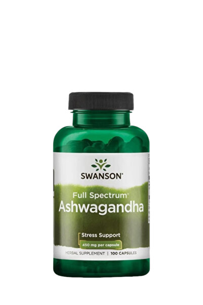 SWANSONS Full spectrum ashwagandaa 450mg 100 capsul (best seller)