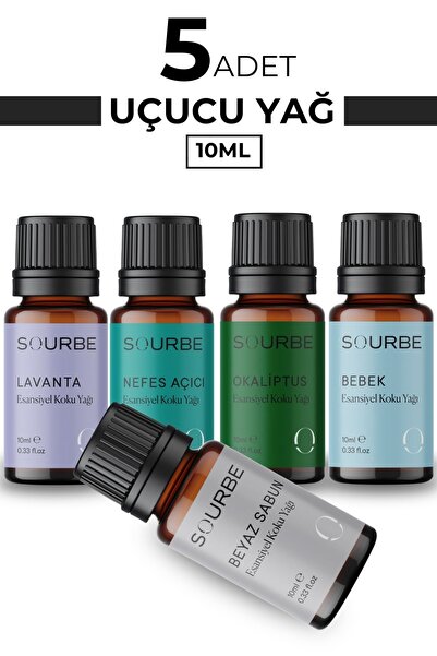 SOURBE Lavanta, Nefes Açıcı, Okaliptus, Bebek, Beyaz Sabun Esansiyel Koku Yağ...