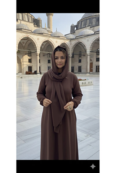 Vivezza Inci Model Shawl and Umrah Dress with Zikirmatik Gift