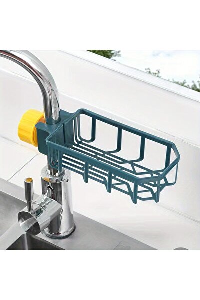 Choice رف صنبور خفيف الوزن باللون الأخضر - رف تصريف حوض المطبخ الإبداعي - غير...