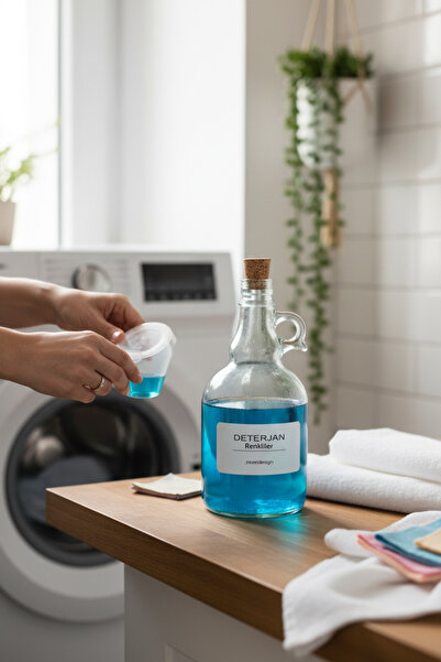 zezedesing زجاجة منظف (ملونة) غطاء فطر 1000 مل