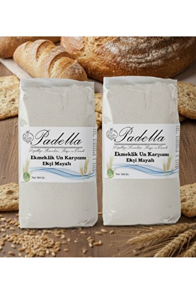 Padella Ekmeklik Un Karışımı Bol Tahıllı Ruşeymli Ekşi Mayalı Koruyucusuz Kat...