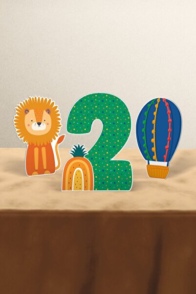 Hey Parti Boho Baby Multicolor Rainbow Themed 2 Year Old Birthday Party Set - Birthday Concept - Mini