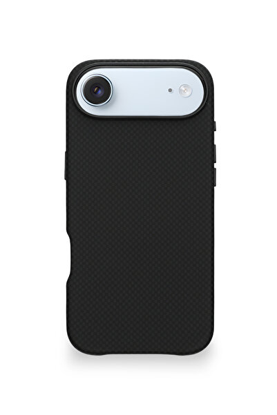 Velvoria جراب آراميد إير ماج سيف لهاتف آيفون 17 إير ساف كربون أسود