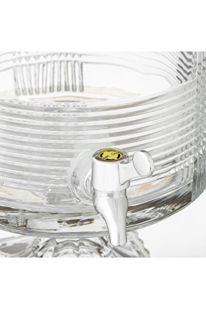 HIC Glass Juice Dispensers with Base 4.5L