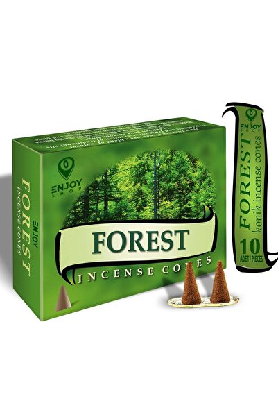ENJOY SHOP Konik Tütsü Orman Yağmurları Kokulu 10 Adet  Pieces Not : Geri Akı...