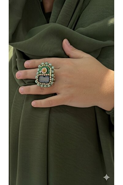 Vivezza Φόρεμα Umrah με μοντέλο İnci, σάλι και δώρο Zikirmatik