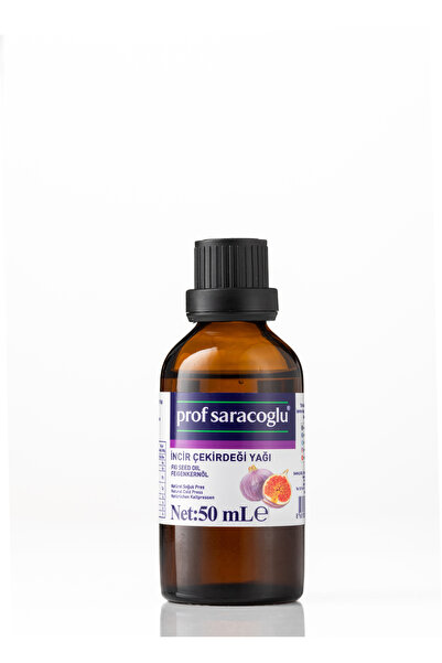 prof saracoğlu Soğuk Sıkım Incir Çekirdeği Yağı Doğal 50 ml