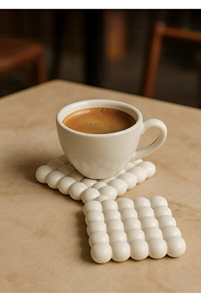 Elan Design Διακοσμητικά χειροποίητα διπλά σουβέρ με φυσαλίδες