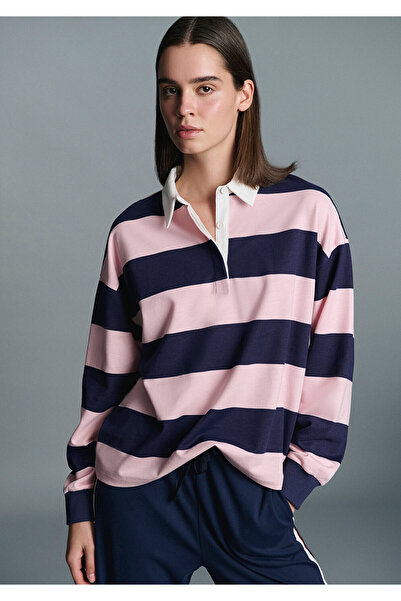 Mavi Block Color Polo T-Shirt Loose Fit / Relaxed Fit 1613835-91459