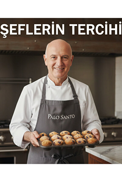Genel Markalar Palo Santo 12'li Yanmaz Yapışmaz Muffin Kek Kalıbı