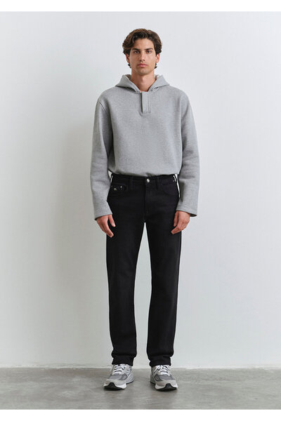 Mavi Hunter Lux Black Dark Anthracite Smoke Jean Pants 0020290823