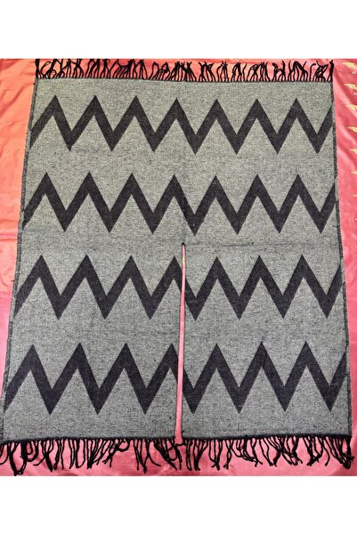 ALDAİR Poncho de umăr pentru femei cu două fețe de iarnă - 140x140