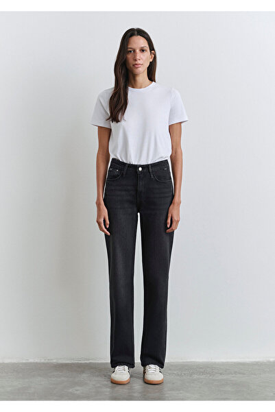 Mavi Παντελόνι Jane Classic τζιν σε σκούρο γκρι Smoke Jean 1010917-90505