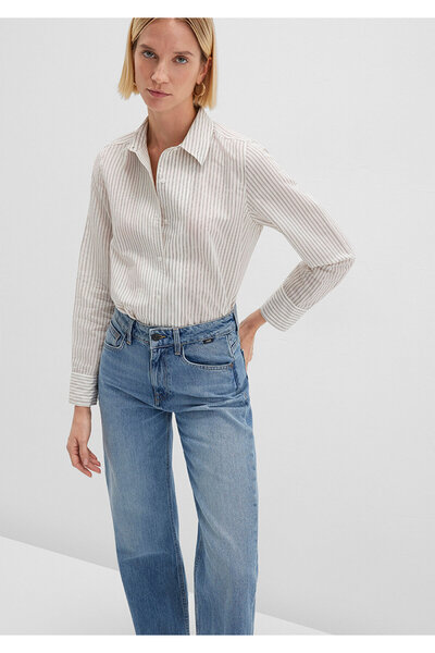 Mavi Striped Ecru Shirt Regular Fit / Regular Cut 1211353-91345