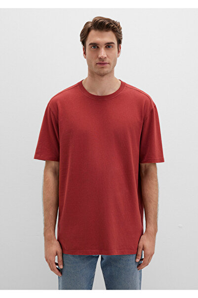 Mavi Κόκκινο μπλουζάκι Loose Fit / Χαλαρή Άνετη Κοπή 0613044-70457