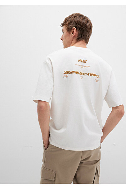 Mavi Printed White T-Shirt Relaxed Fit / Relaxed Cut 0612913-84001