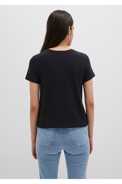 Mavi Μαύρο Basic T-Shirt Slim Fit / Slim Fit 1613536-900