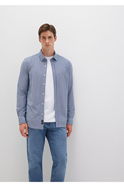 Mavi Смугаста сорочка Slim Fit / Вузький крій 0211404-91333