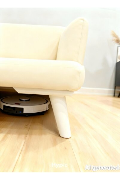 ŞİVAN DİZAYN Букова дървесина клас А 15 см Бял мебел Диван Стол Телевизионен ...