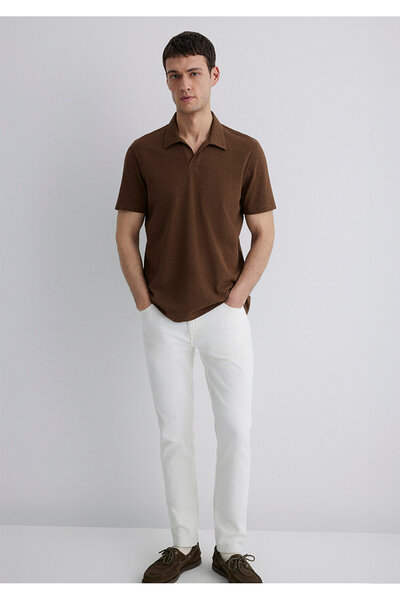 Mavi Brown Polo T-Shirt Regular Fit 0612597-89330