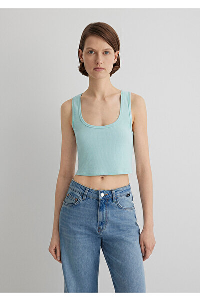 Mavi Green Basic Crop Μπλουζάκι Crop / Κοντό κόψιμο 1613071-71731